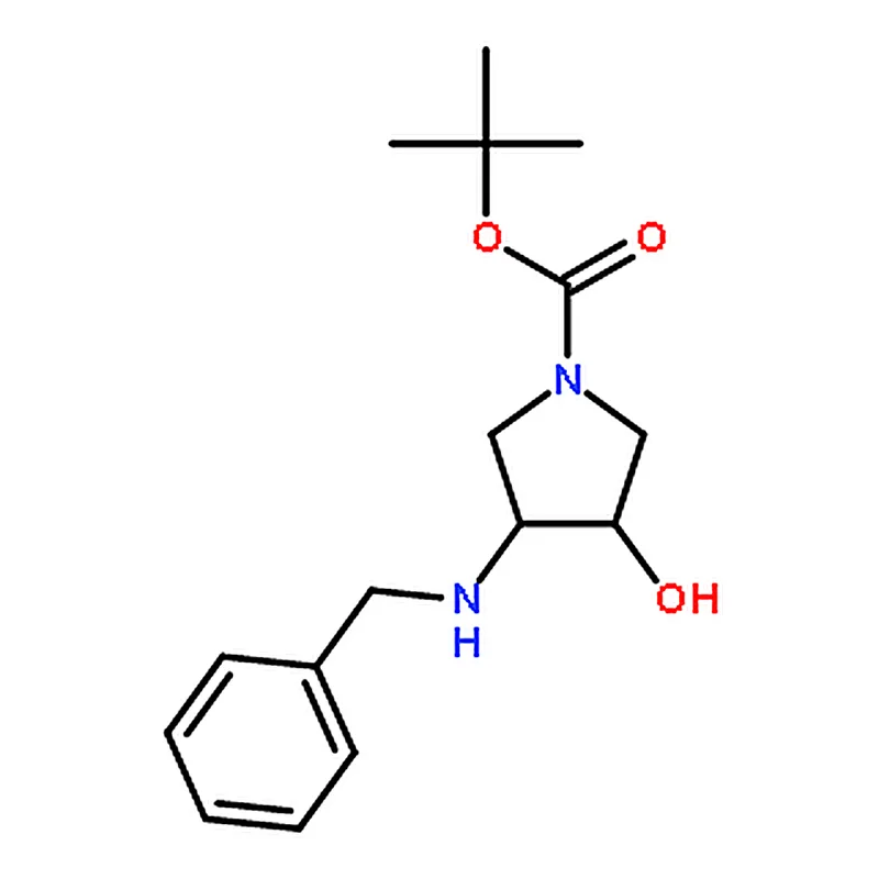 RHAWN trans-tert-Butyl 3-(benzylamino)-4-hydroxypyrrolidine-1-carboxylate