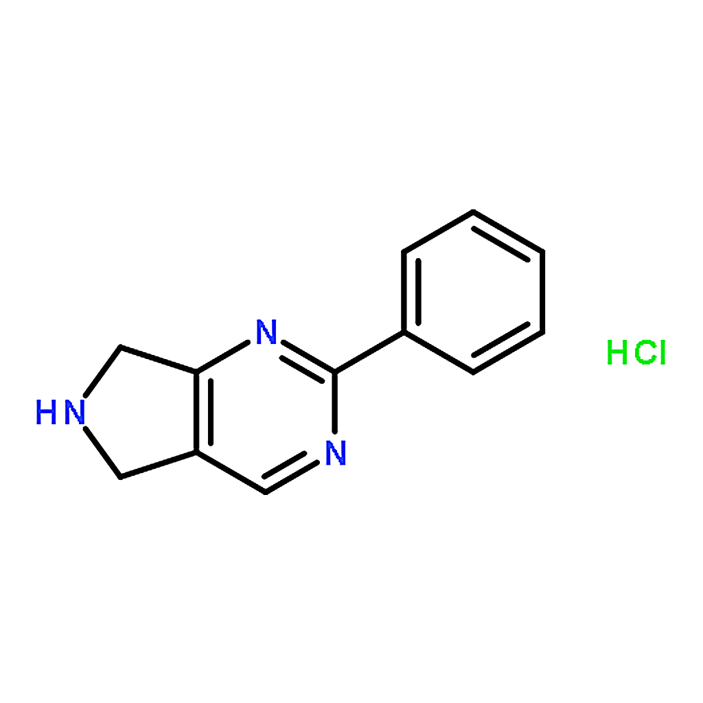 RHAWN 2-Phenyl-6,7-dihydro-5H-pyrrolo[3,4-d]pyrimidine dihydrochloride