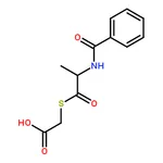 RHAWN (R)-2-((2-Benzamidopropanoyl)thio)acetic acid
