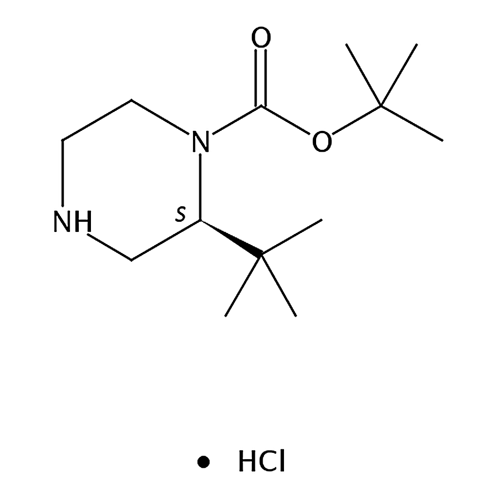 RHAWN (S)-tert-Butyl 2-(tert-butyl)piperazine-1-carboxylate hydrochloride