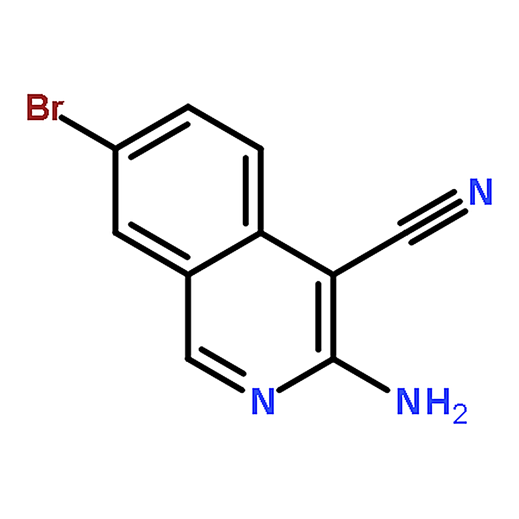 RHAWN 3-Amino-7-bromoisoquinoline-4-carbonitrile