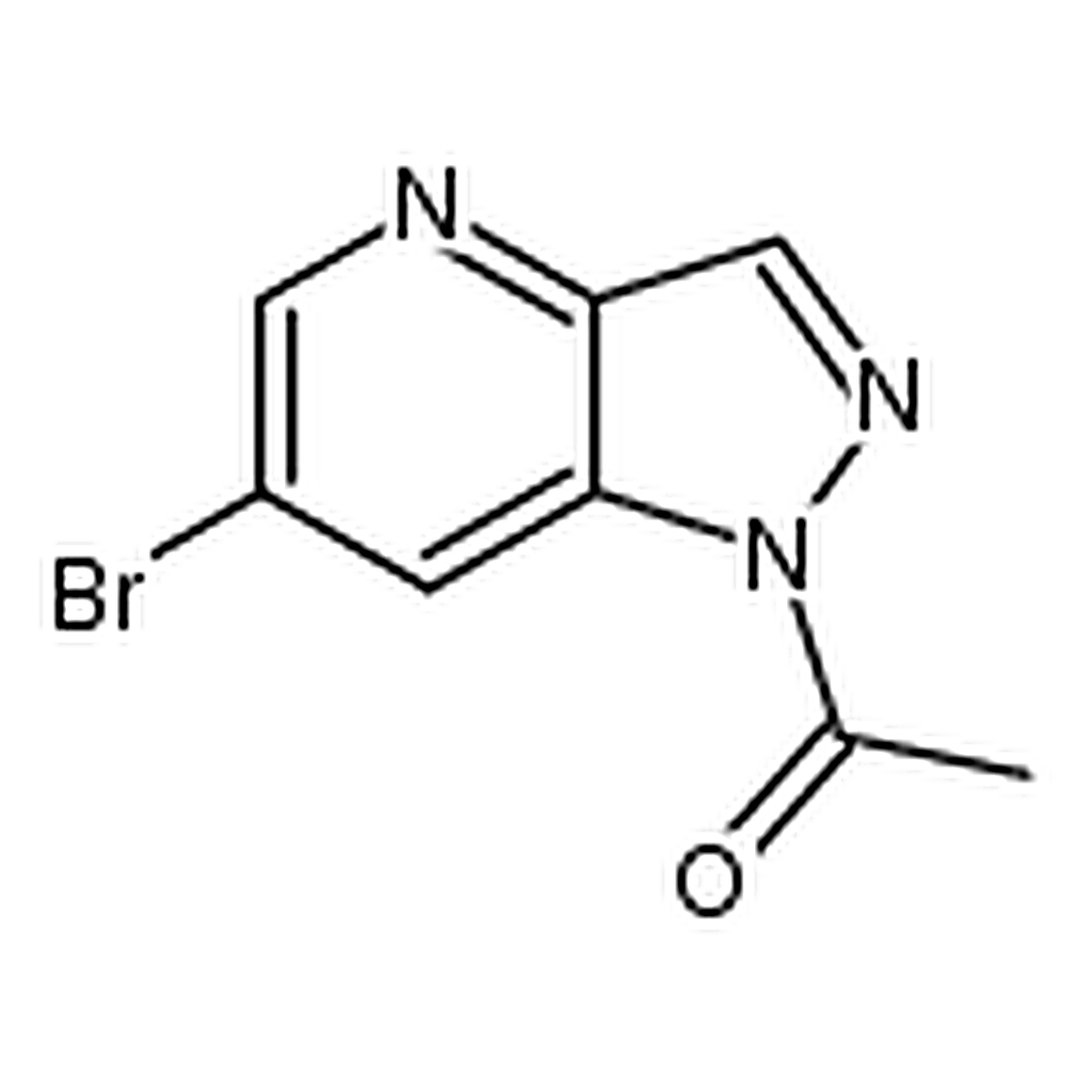 RHAWN 1-(6-Bromo-1H-pyrazolo[4,3-b]pyridin-1-yl)ethanone