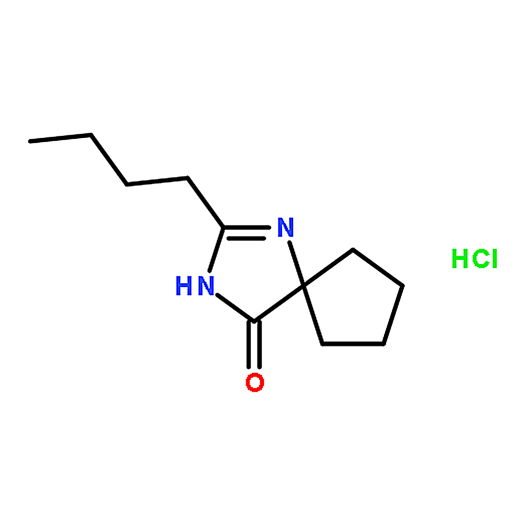 RHAWN 2-Butyl-1,3-diazaspiro[4.4]non-1-en-4-one