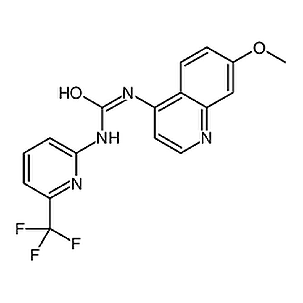 RHAWN 1-(7-Methoxyquinolin-4-yl)-3-[6-(trifluoromethyl)pyridin-2-yl]urea