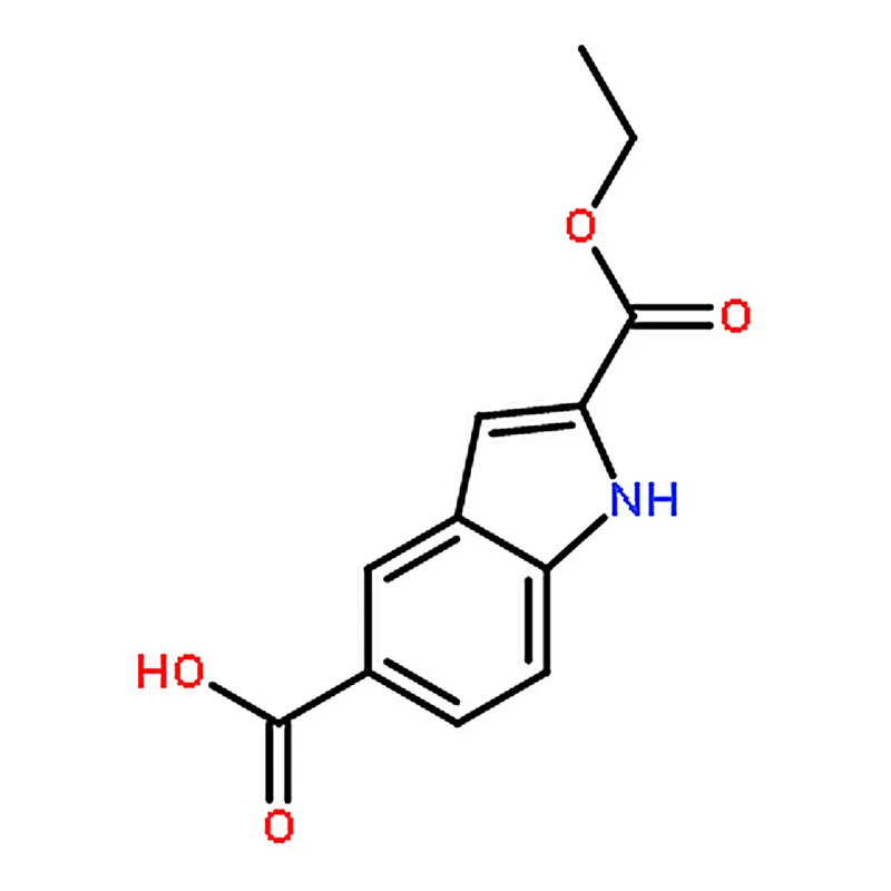 RHAWN 2-(Ethoxycarbonyl)-1H-indole-5-carboxylic acid