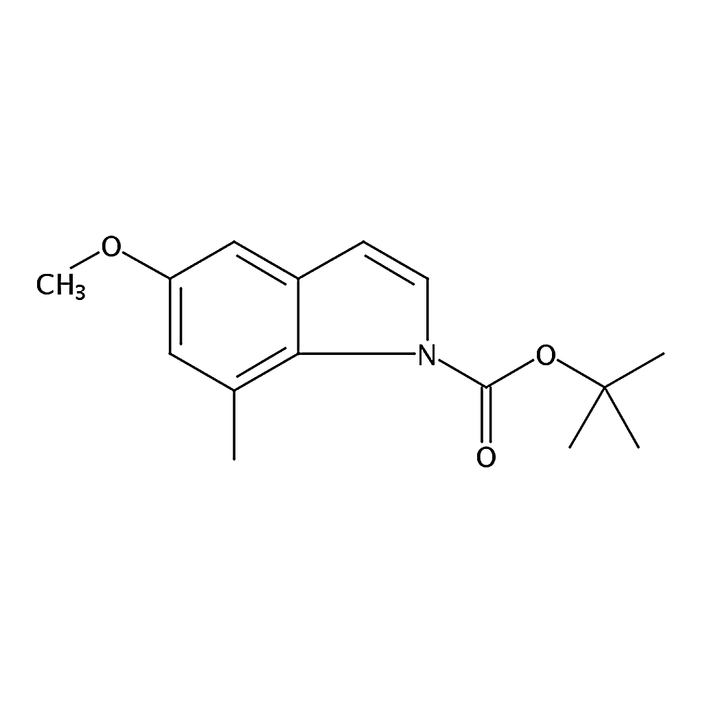 RHAWN tert-Butyl 5-methoxy-7-methyl-1H-indole-1-carboxylate