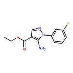 RHAWN Ethyl 5-amino-1-(3-fluorophenyl)-1H-pyrazole-4-carboxylate