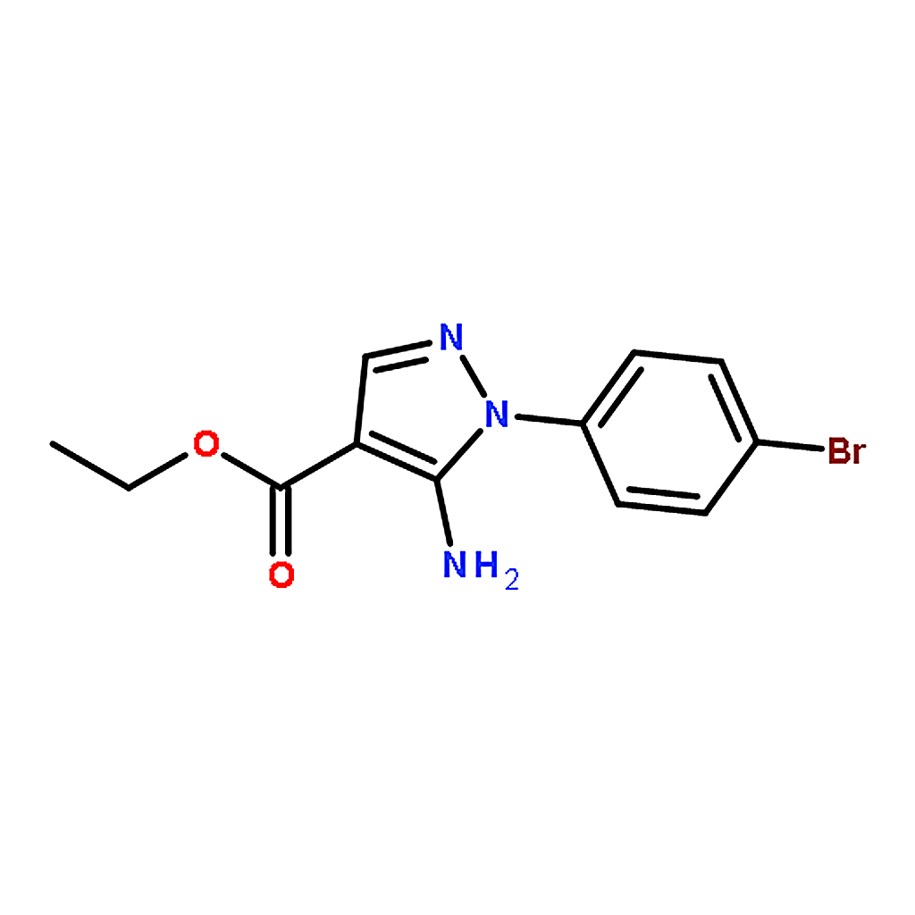 RHAWN Ethyl 5-amino-1-(4-bromophenyl)-1H-pyrazole-4-carboxylate