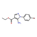 RHAWN Ethyl 5-amino-1-(4-bromophenyl)-1H-pyrazole-4-carboxylate