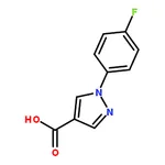 RHAWN 1-(4-Fluorophenyl)-1H-pyrazole-4-carboxylic acid