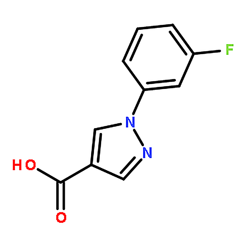 RHAWN 1-(3-Fluorophenyl)-1H-pyrazole-4-carboxylic acid
