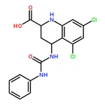 RHAWN (2R,4S)-5,7-Dichloro-4-(3-phenylureido)-1,2,3,4-tetrahydroquinoline-2-carboxylic acid