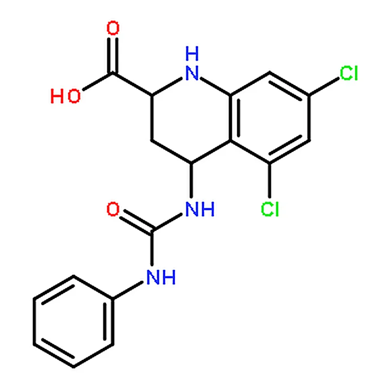 RHAWN (2R,4S)-5,7-Dichloro-4-(3-phenylureido)-1,2,3,4-tetrahydroquinoline-2-carboxylic acid