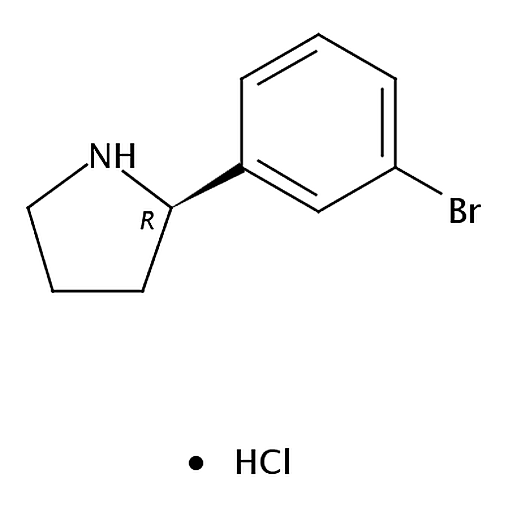 RHAWN (R)-2-(3-Bromophenyl)pyrrolidine hydrochloride