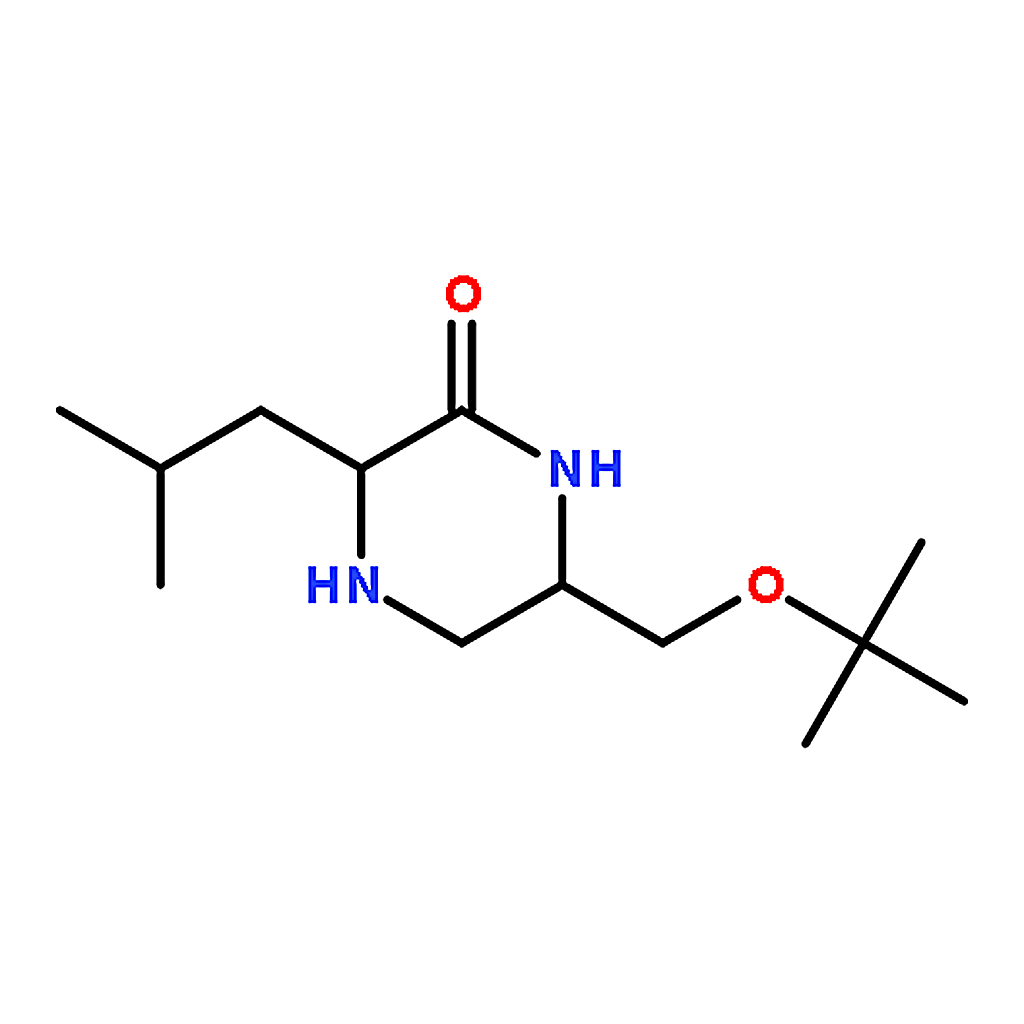 RHAWN (3S，6R)-6-(tert-Butoxymethyl)-3-isobutylpiperazin-2-one