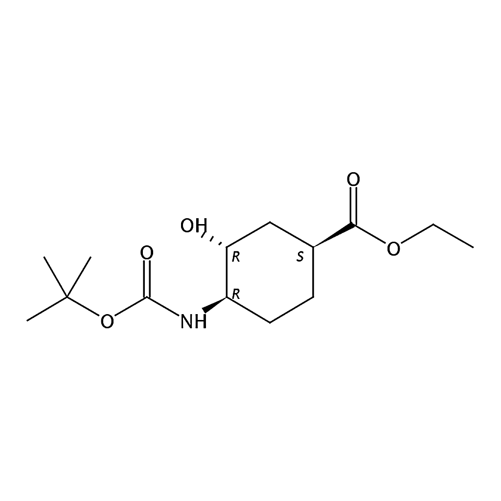 RHAWN ethyl (1S，3R，4R)-4-{[(tert-butoxy)carbonyl]amino}-3-hydroxycyclohexane-1-carboxylate