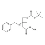 RHAWN tert-Butyl 3-(benzylamino)-3-(2-methoxy-2-oxoethyl)azetidine-1-carboxylate