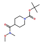 RHAWN tert-Butyl 4-(methoxy(methyl)carbamoyl)piperidine-1-carboxylate