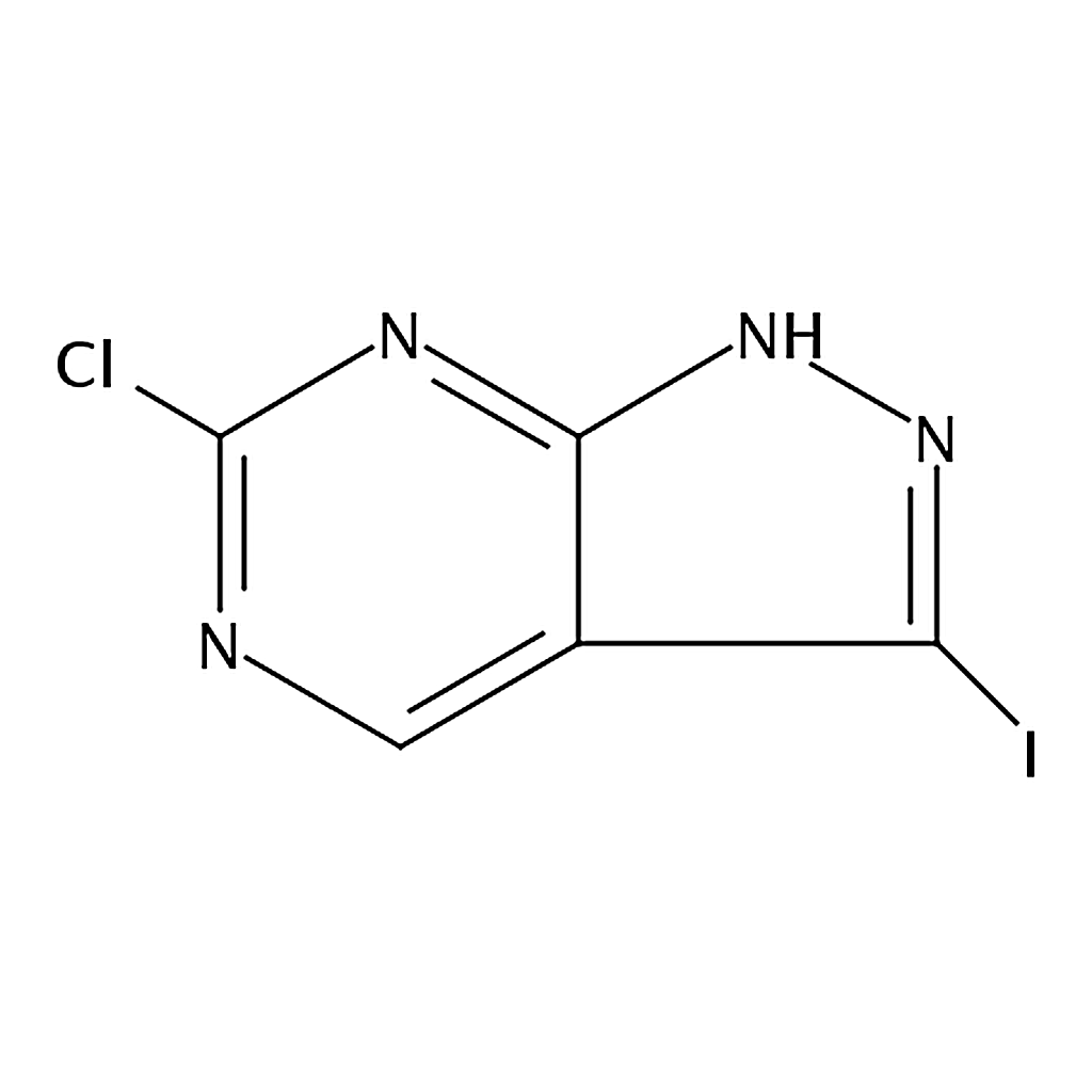 RHAWN 6-Chloro-3-iodo-1H-pyrazolo[3,4-d]pyrimidine