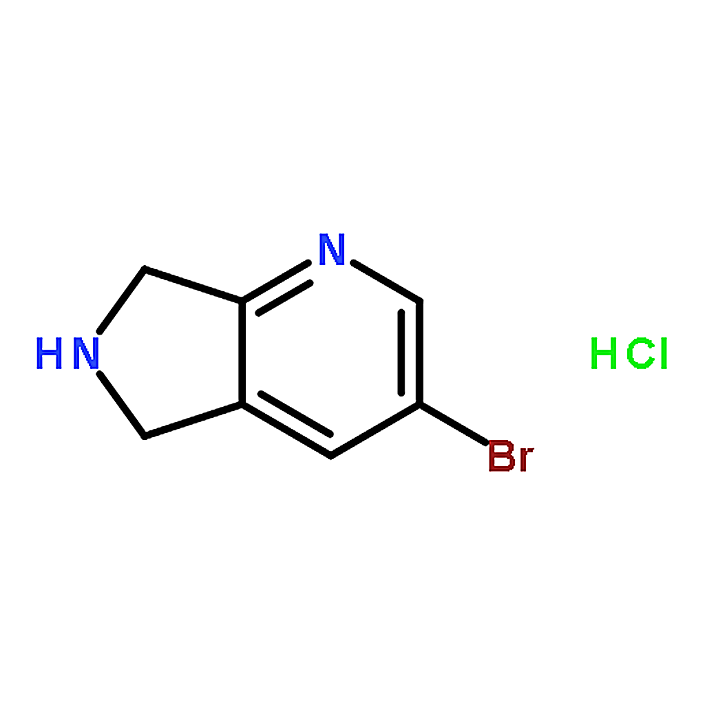 RHAWN 3-Bromo-6,7-dihydro-5H-pyrrolo[3,4-b]pyridine hydrochloride