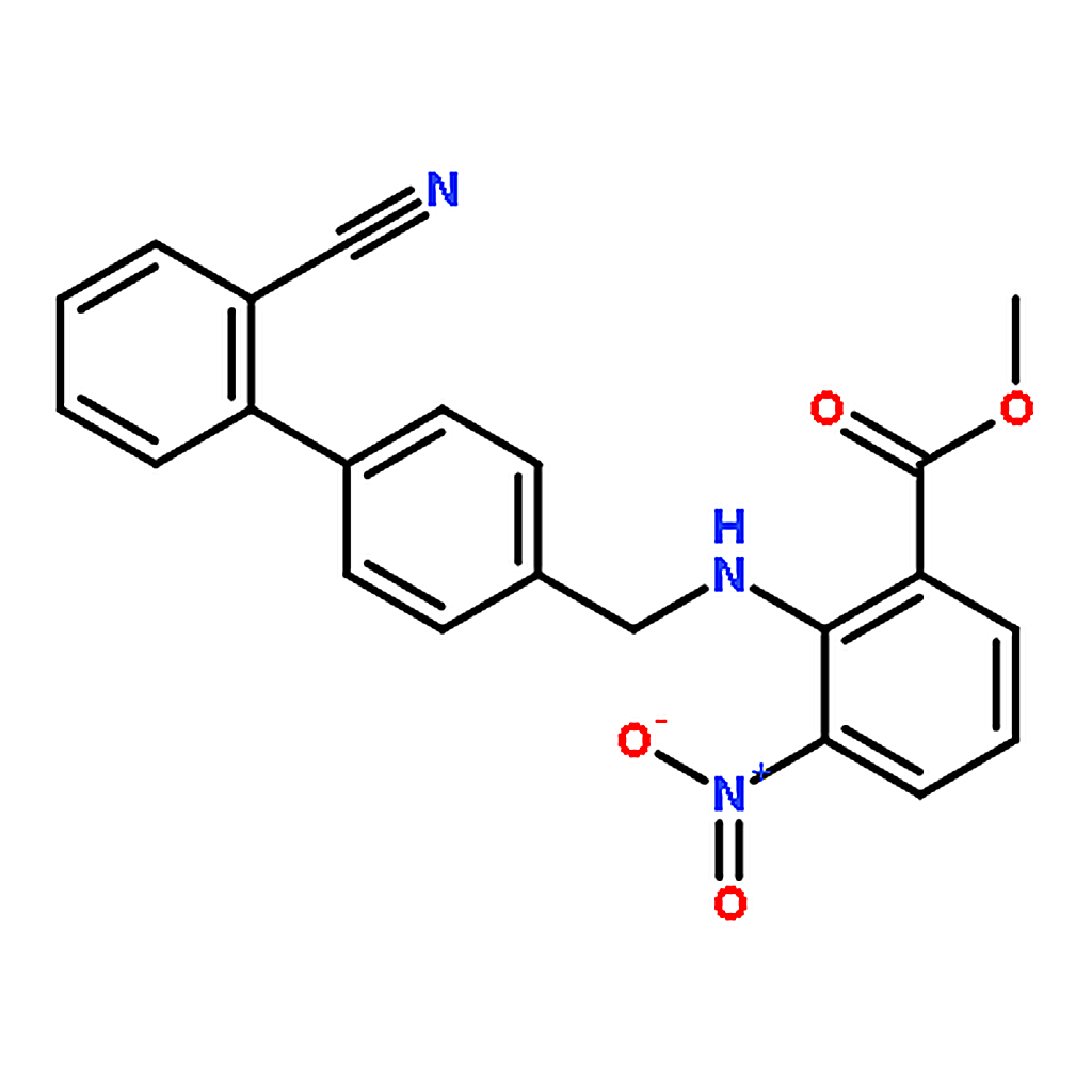 RHAWN Methyl 2-(((2'-cyano-[1,1'-biphenyl]-4-yl)methyl)amino)-3-nitrobenzoate