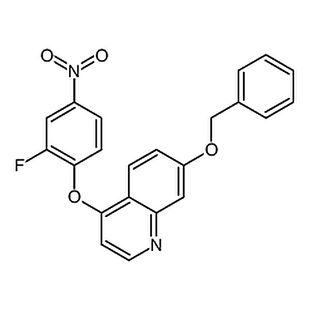 RHAWN 7-(benzyloxy)-4-(2-fluoro-4-nitrophenoxy)quinoline