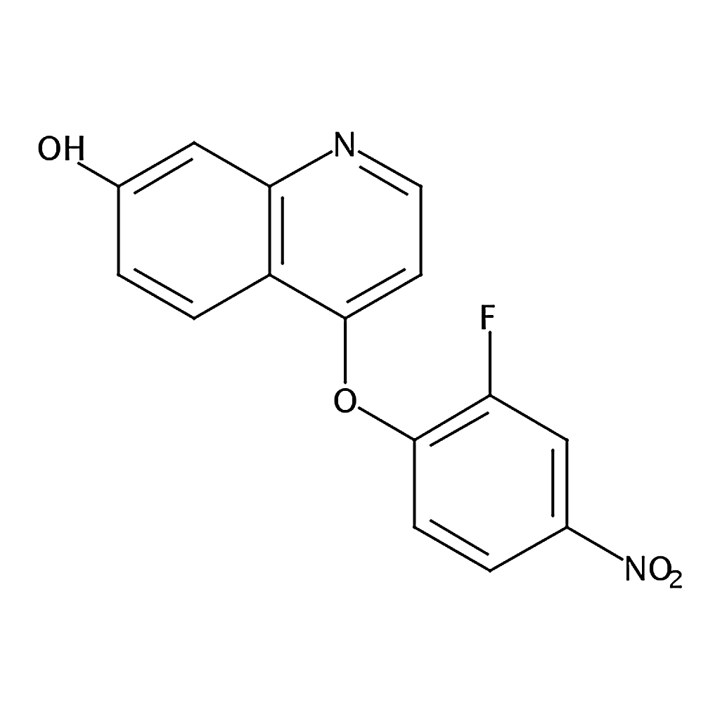 RHAWN 4-(2-Fluoro-4-nitrophenoxy)quinolin-7-ol