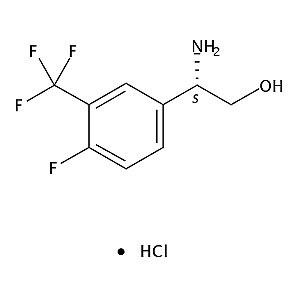 RHAWN (S)-2-Amino-2-(4-fluoro-3-(trifluoromethyl)phenyl)ethanol hydrochloride