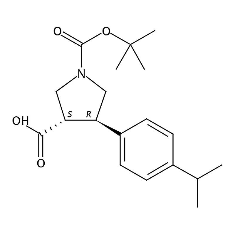 RHAWN trans-1-(tert-butoxycarbonyl)-4-(4-isopropylphenyl)pyrrolidine-3-carboxylic acid