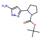 RHAWN tert-Butyl 2-(5-amino-1H-pyrazol-3-yl)pyrrolidine-1-carboxylate