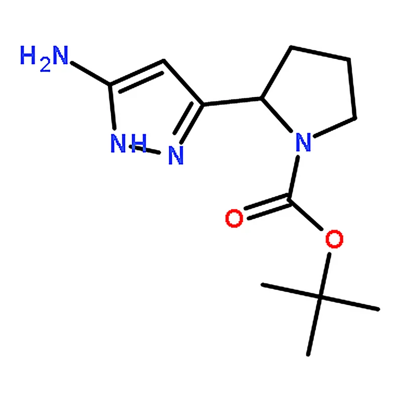 RHAWN tert-Butyl 2-(5-amino-1H-pyrazol-3-yl)pyrrolidine-1-carboxylate