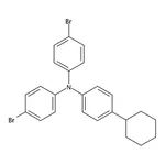 RHAWN 4,4'-Dibromo-4''-cyclohexyltriphenylamine