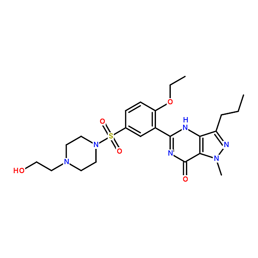 RHAWN 5-(2-Ethoxy-5-((4-(2-hydroxyethyl)piperazin-1-yl)sulfonyl)phenyl)-1-methyl-3-propyl-1H-pyraz