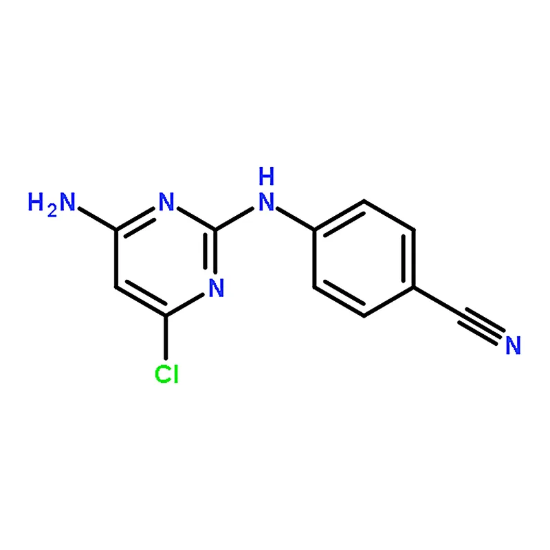 RHAWN 4-((4-Amino-6-chloropyrimidin-2-yl)amino)benzonitrile