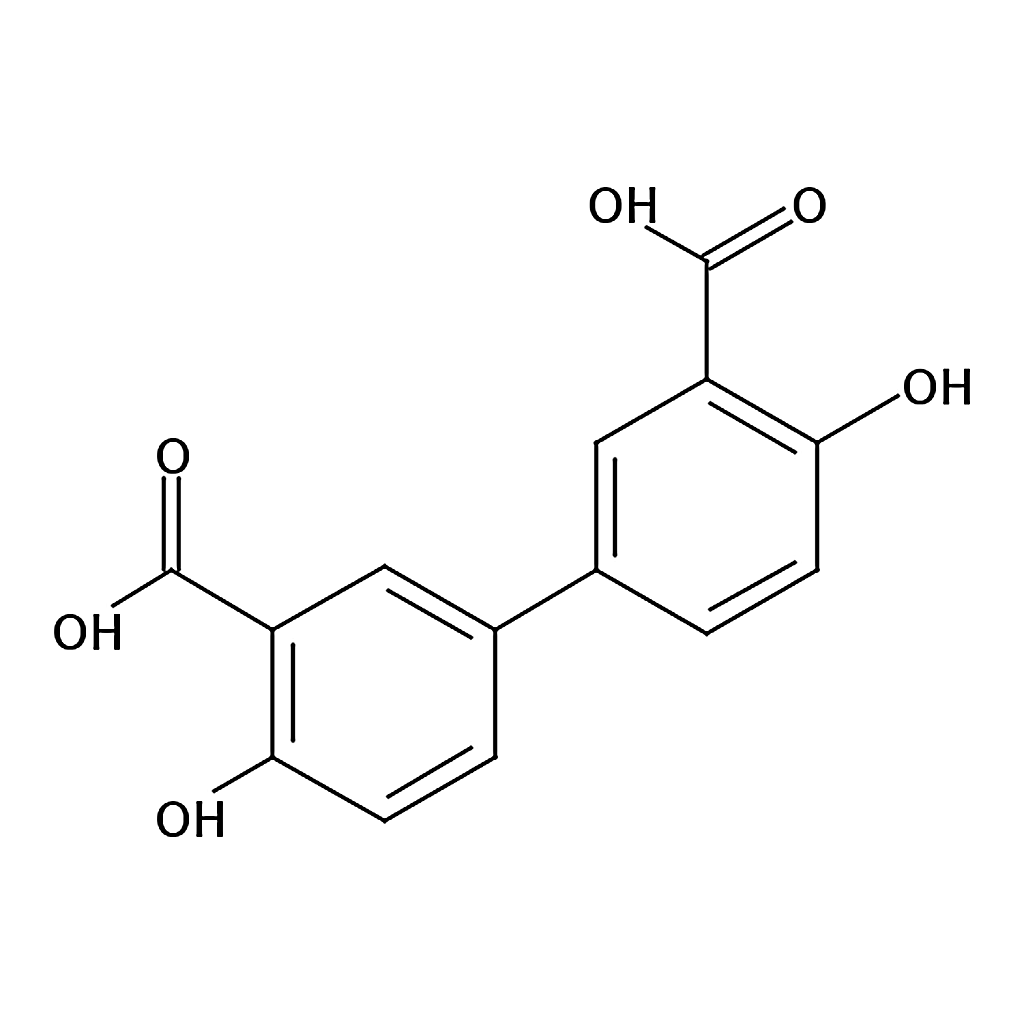 RHAWN 4,4'-Dihydroxy-[1,1'-biphenyl]-3,3'-dicarboxylic acid