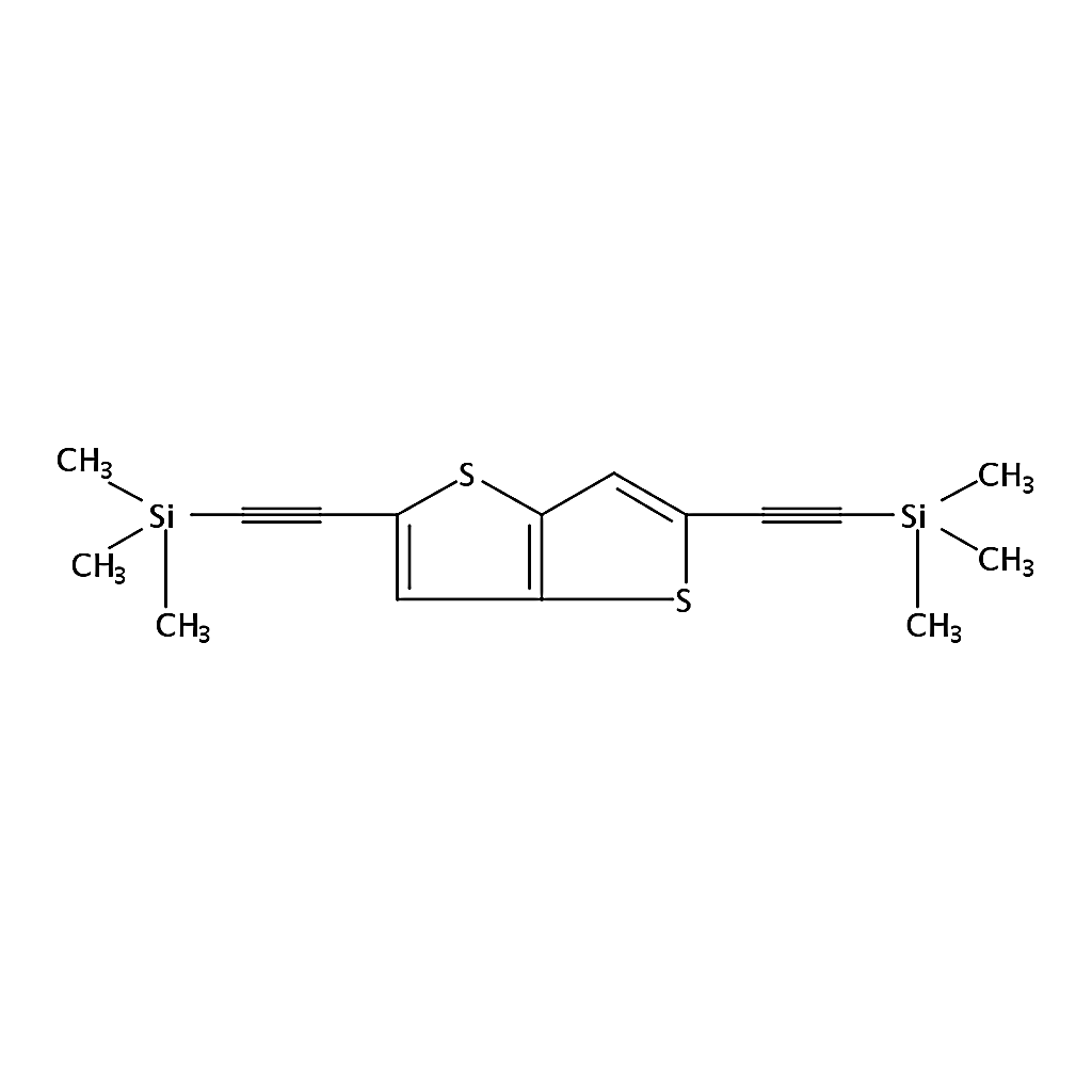 RHAWN 2,5-Bis[(trimethylsilyl)ethynyl]thieno[3,2-b]thiophene