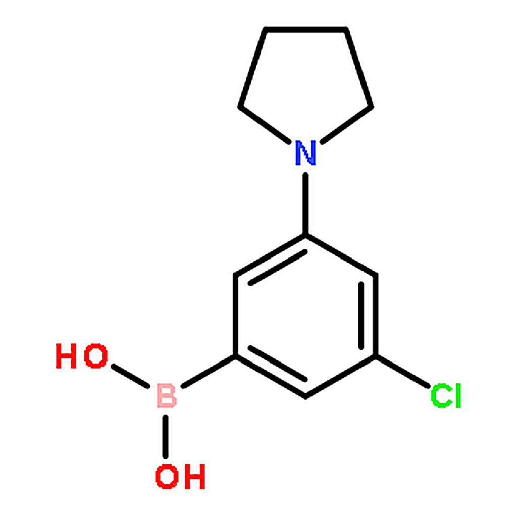 RHAWN (3-Chloro-5-(pyrrolidin-1-yl)phenyl)boronic acid