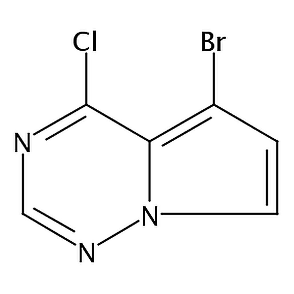 RHAWN 5-Bromo-4-chloropyrrolo[2,1-f][1,2,4]triazine