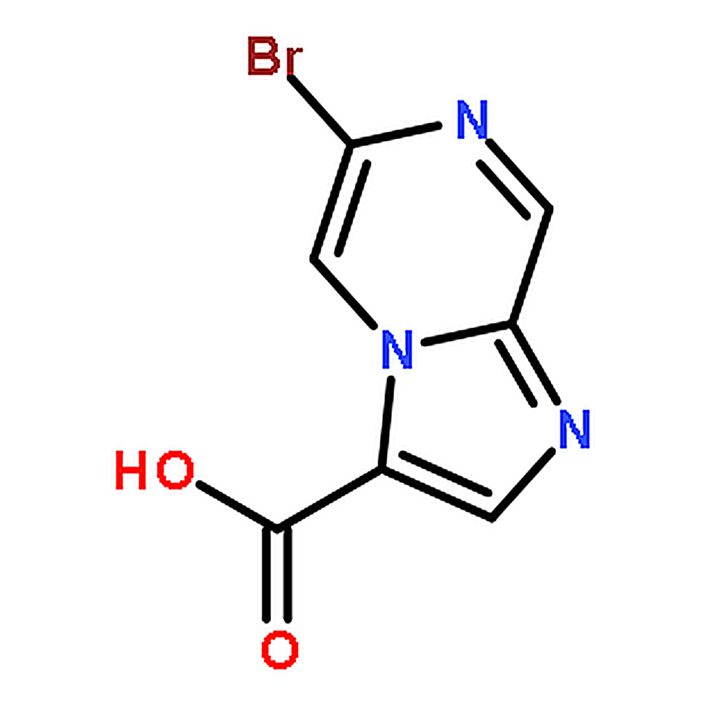 RHAWN 6-Bromoimidazo[1,2-a]pyrazine-3-carboxylic acid