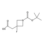 RHAWN 2-(1-(tert-Butoxycarbonyl)-3-fluoroazetidin-3-yl)acetic acid