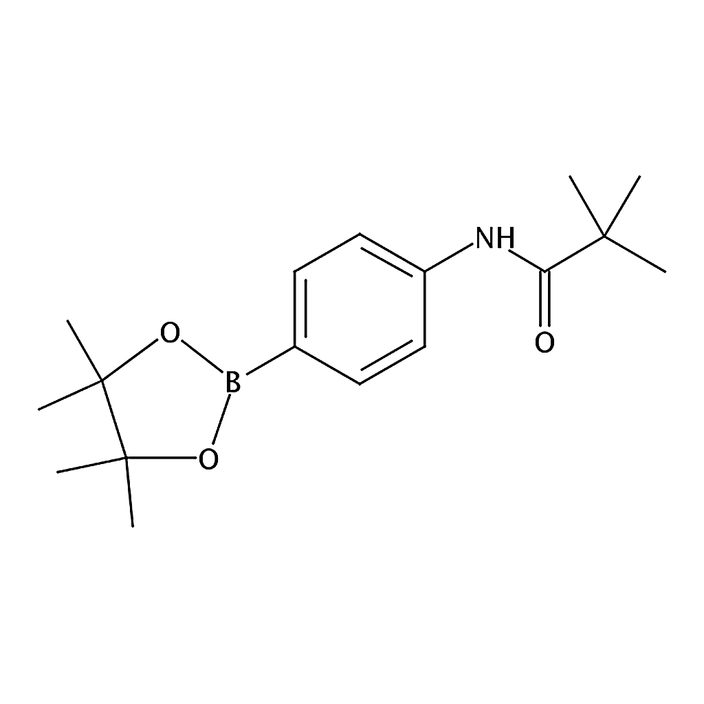 RHAWN 2,2-Dimethyl-N-[4-(tetramethyl-1,3,2-dioxaborolan-2-yl)phenyl]propanamide