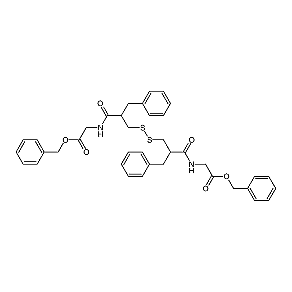 RHAWN Dibenzyl 2,2'-((3,3'-disulfanediylbis(2-benzylpropanoyl))bis(azanediyl))diacetate