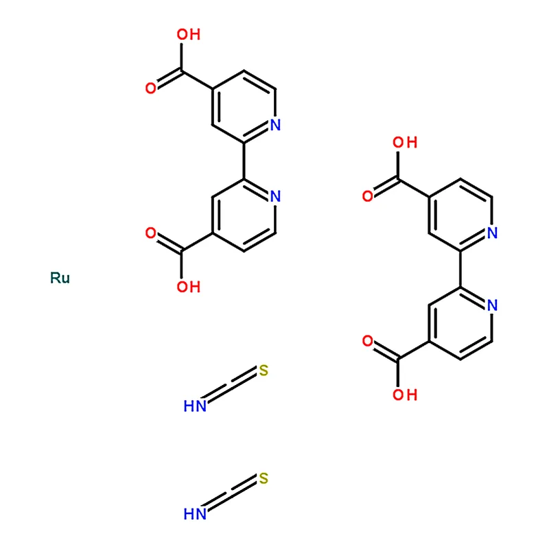 RHAWN Bis(isothiocyanato)bis(2,2'-bipyridyl-4,4'-dicarboxylato)ruthenium(II)