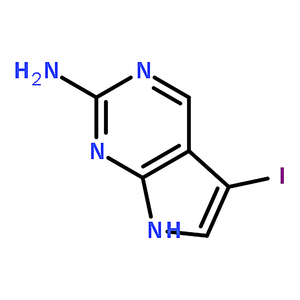 RHAWN 5-Iodo-7H-pyrrolo[2,3-d]pyrimidin-2-amine