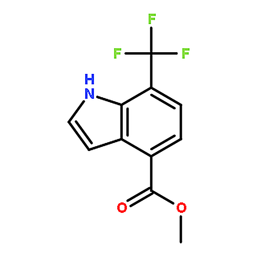 RHAWN Methyl 7-(trifluoromethyl)-1H-indole-4-carboxylate