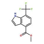 RHAWN Methyl 7-(trifluoromethyl)-1H-indole-4-carboxylate
