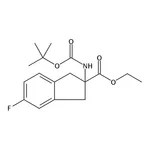 RHAWN Ethyl 2-((tert-butoxycarbonyl)amino)-5-fluoro-2,3-dihydro-1H-indene-2-carboxylate