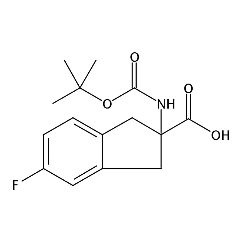 RHAWN 2-((Tert-Butoxycarbonyl)Amino)-5-Fluoro-2,3-Dihydro-1H-Indene-2-Carboxylic Acid