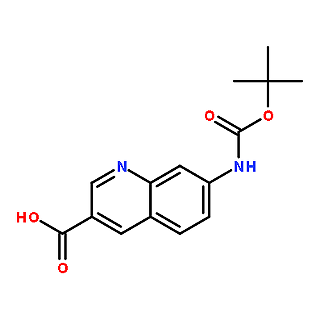 RHAWN 7-((tert-Butoxycarbonyl)amino)quinoline-3-carboxylic acid