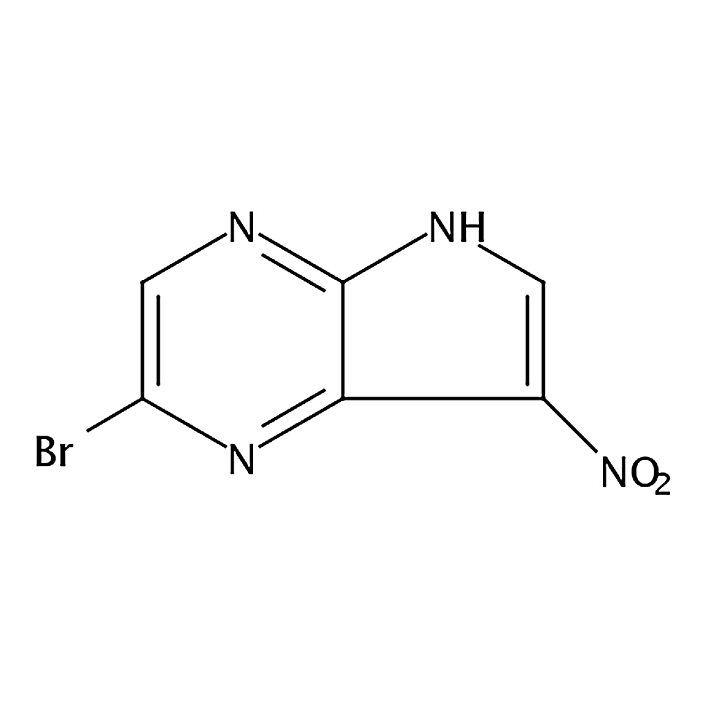 RHAWN 2-Bromo-7-nitro-5H-pyrrolo[2,3-b]pyrazine